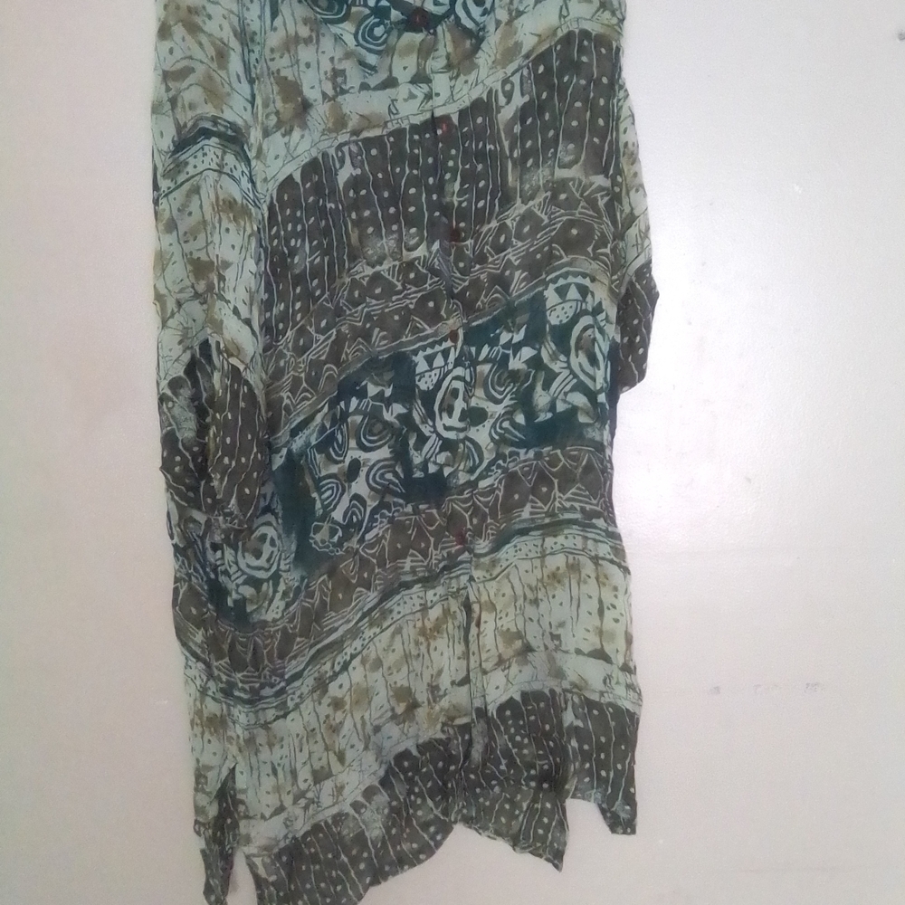 Avenue Bohemian Patterned Women's Top